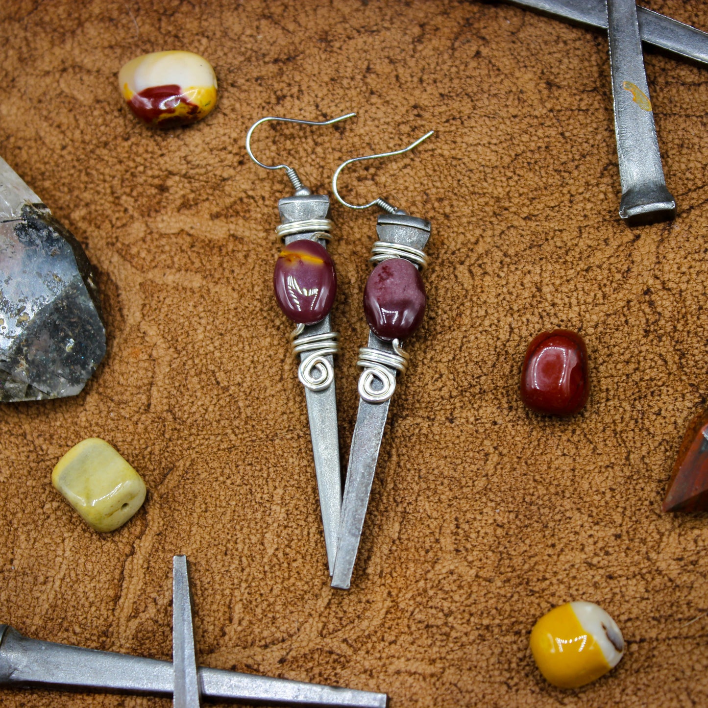 Coffin Nail Earrings | Mookaite Meadows
