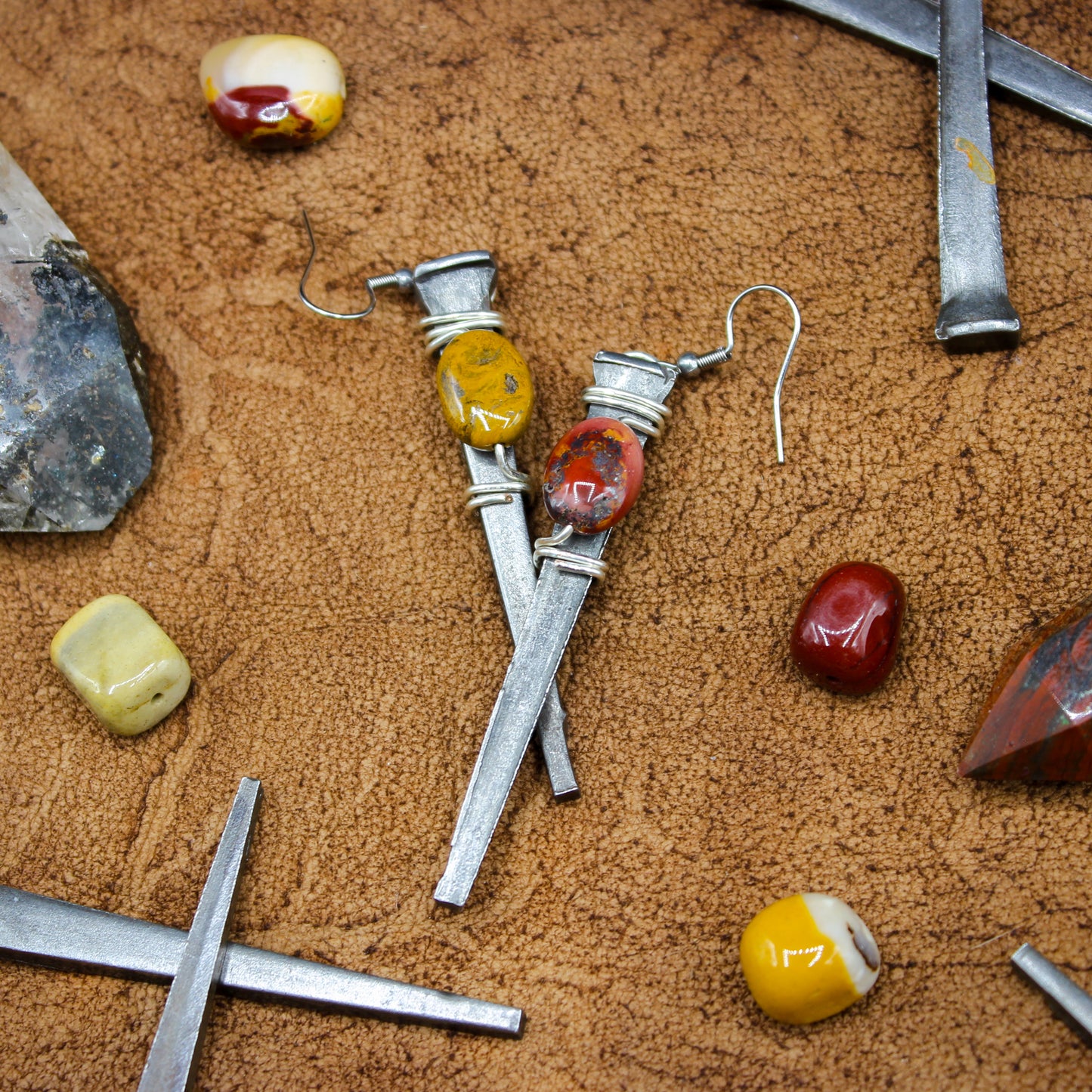 Coffin Nail Earrings | Mookaite Meadows