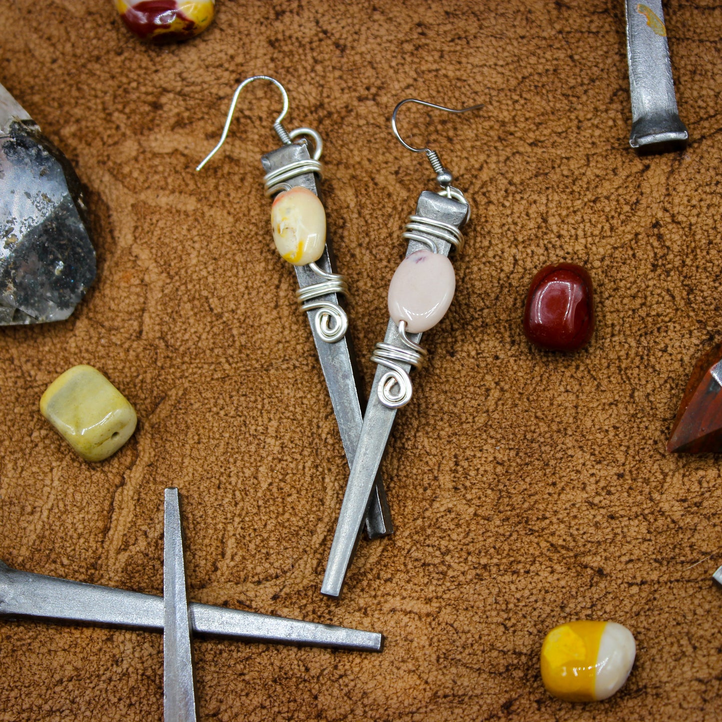 Coffin Nail Earrings | Mookaite Meadows