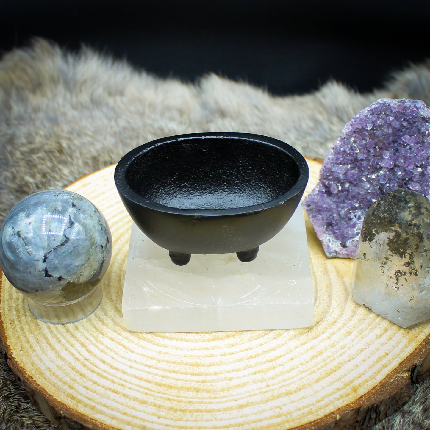 Iron Oval Offering Bowl